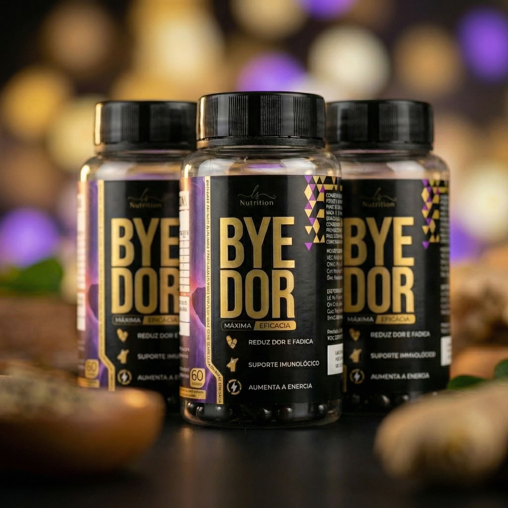 Kit 3 frascos BYE DOR